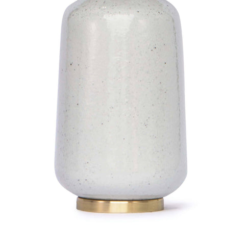 Glace Accent Drum Table Lamp with Finial Elegant Modern Lamp