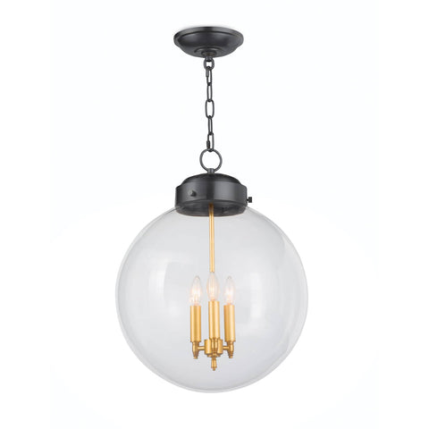 Ambient Globe Contemporary Candelabra Pendant Light