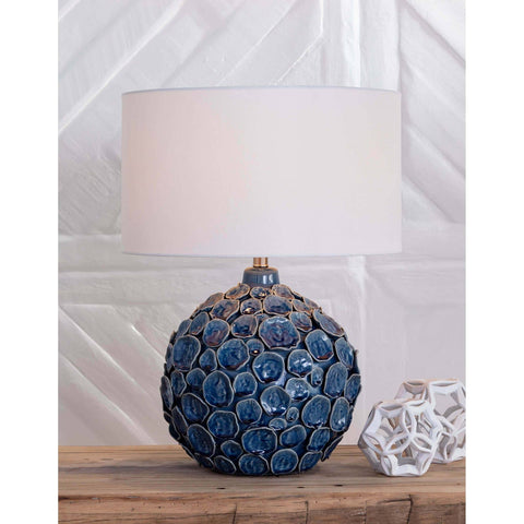 Lucia Handcrafted Coastal Accent Drum Table Lamp