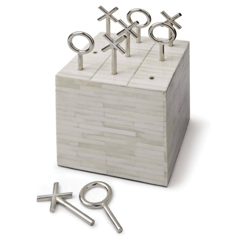 Decorating Essentials Polished Nickel Cube Decorative Dice