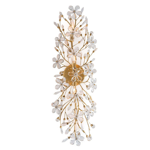 Cheshire Accent Elegant Handcrafted Sconce with Crystals