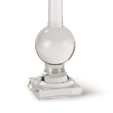 Stowe Column Table Lamp with Crystals Elegant Modern