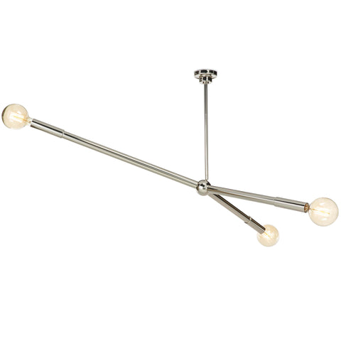 Talon Modern Sputnik Chandelier with Adjustable Head
