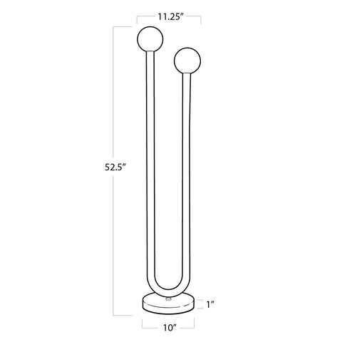 Happy Accent Modern Tree Multi-head Floor Lamp