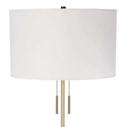 Theo Modern Column Accent Floor Lamp