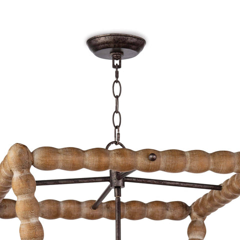 Perennial Ambient Lantern Chandelier with Carving Eclectic Ceiling Light