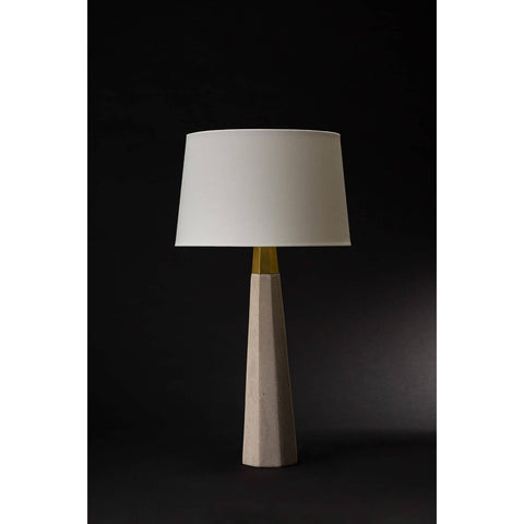 Beretta Concrete Column Table Lamp in Gray Designer Collaboration