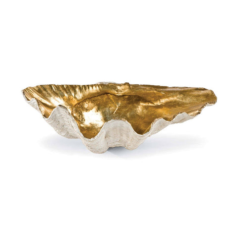 Decorating Essentials Coastal Novelty Bowl with Gilding and Seashells