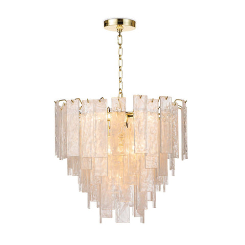 Glacier Ambient Elegant Tiered Chandelier Ceiling Light