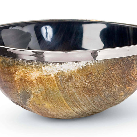 Decorating Essentials Contemporary Polished Brass Bowl Vase