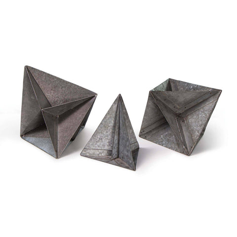 Decorating Essentials Geometric Novelty Sculpture Set