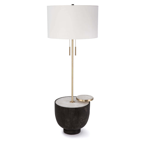 Theo Modern Column Accent Floor Lamp