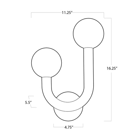 Happy Accent Modern Minimalist Sconce Wall Light