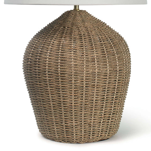 Georgian Accent Coastal Drum Table Lamp