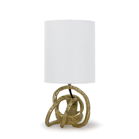 Accent Knot Modern Organic Cylinder Table Lamp