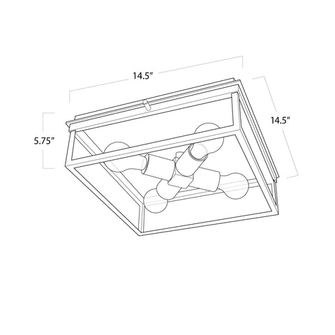Sydney Ambient Modern Flush Mount Ceiling Light