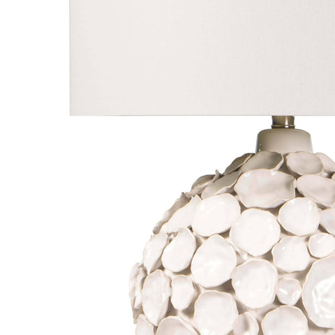 Lucia Coastal Handcrafted Round Accent Table Lamp