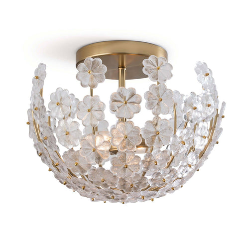 Charlotte Elegant Modern Accent Semi Flush Mount Ceiling Light
