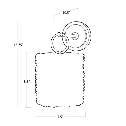 Nantucket Lantern Sconce Coastal Accent Wall Light