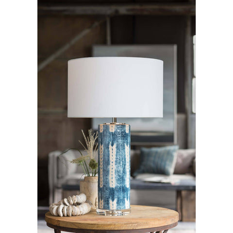 Mali Contemporary Accent Column Table Lamp