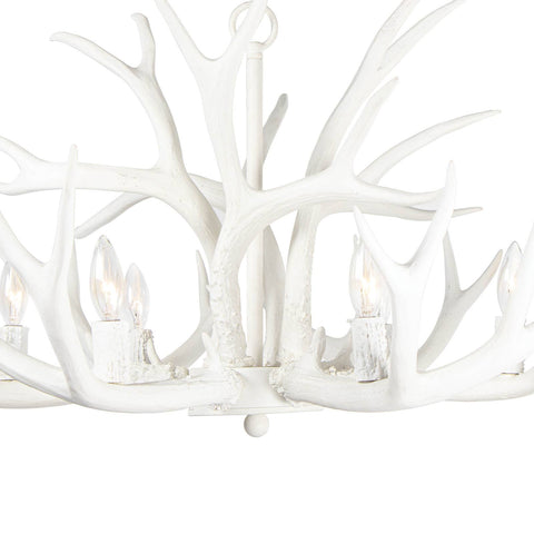 Antler Modern Rustic Candelabra Chandelier Ceiling Light
