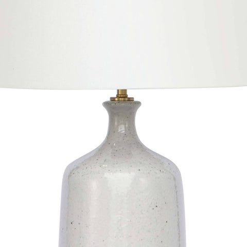 Glace Accent Drum Table Lamp with Finial Elegant Modern Lamp