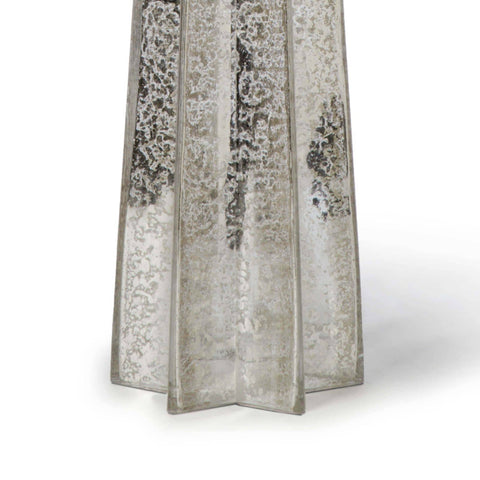 Accent Contemporary Drum Table Lamp in Silver