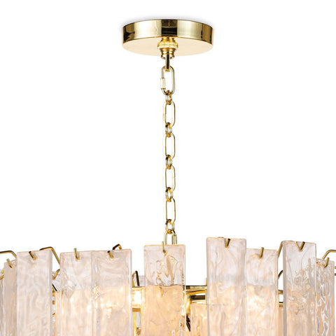 Glacier Ambient Elegant Tiered Chandelier Ceiling Light
