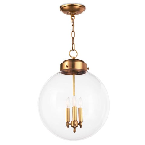Ambient Globe Contemporary Candelabra Pendant Light