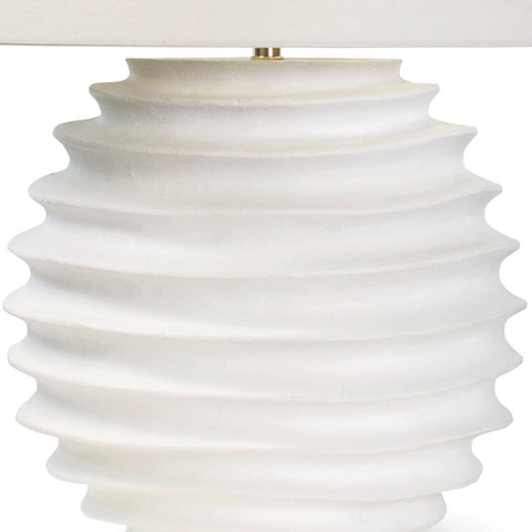 Nabu Modern Fluted Drum Accent Table Lamp