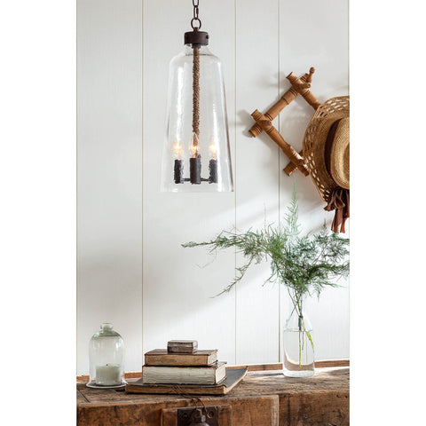 Wythe Accent Coastal Pendant Light in Cylinder Shape Ceiling Light