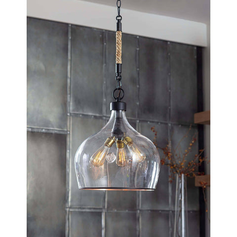 Demi Coastal Accent Bell Pendant Light Ceiling Light
