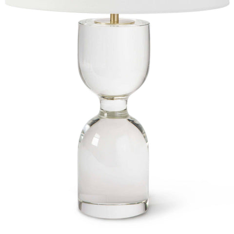 Joan Column Table Lamp with Finial and Crystals Modern Lamp