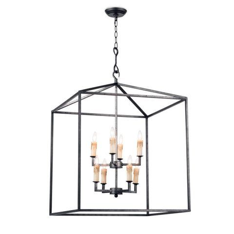 Cape Modern Industrial Accent Candelabra Chandelier Ceiling Light