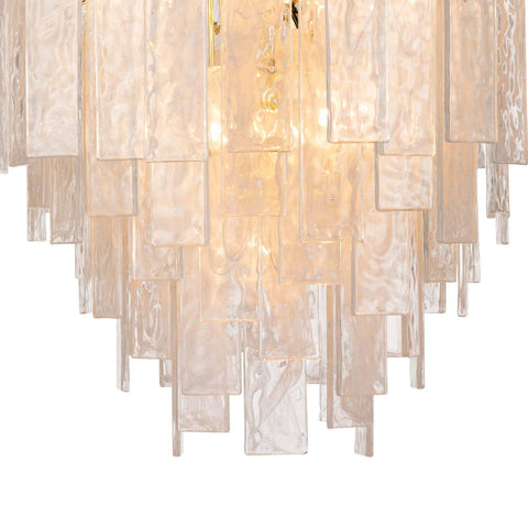 Glacier Ambient Elegant Tiered Chandelier Ceiling Light