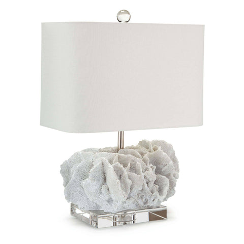 Caribbean Accent Coastal Organic Rectangle Table Lamp