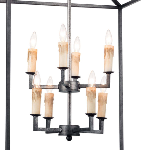 Cape Modern Industrial Accent Candelabra Chandelier Ceiling Light
