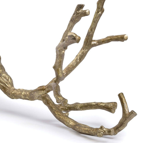 Decorating Essentials Tree Branch with Gold Leaf Finish in Organic Style