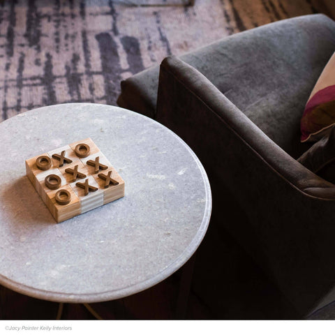 Decorating Essentials Geometric Square Tic Tac Toe Game Set