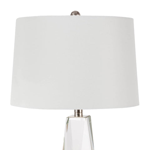 Angelica Accent Column Beveled Table Lamp