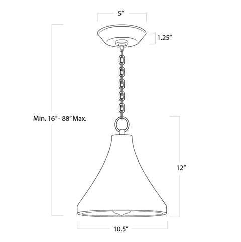 Billie Ambient Concrete Bell Pendant Light for Contemporary Spaces