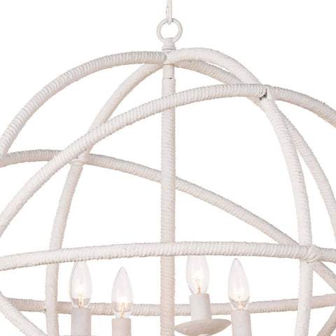 Regatta Accent Coastal Round Candelabra Chandelier Ceiling Light