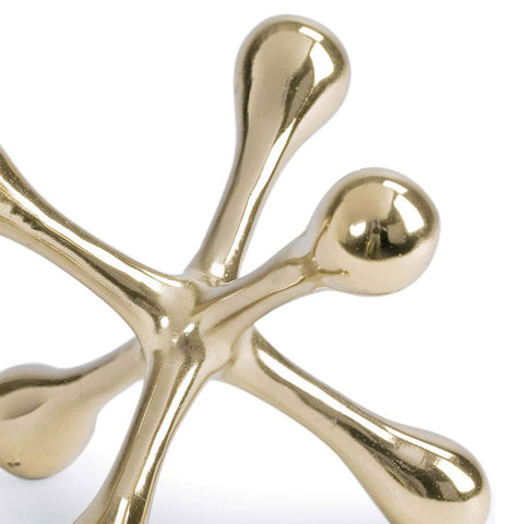 Decorating Essentials Mid Century Brushed Metal Novelty Sculpture