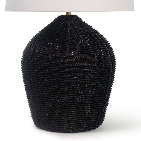 Georgian Accent Coastal Drum Table Lamp