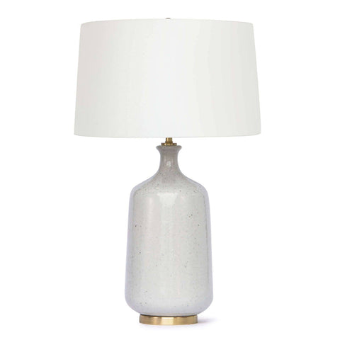 Glace Accent Drum Table Lamp with Finial Elegant Modern Lamp