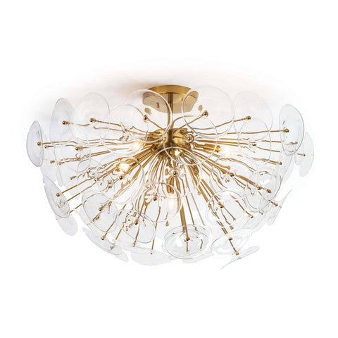 Poppy Ambient Modern Sputnik Semi Flush Mount Ceiling Light