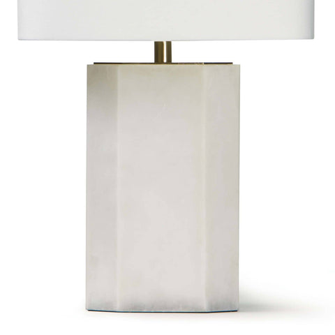 Grace Elegant Column Table Lamp with Finial Accent