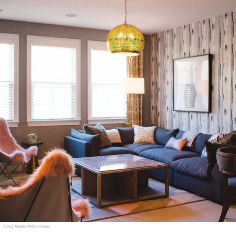 Accent Handcrafted Organic Pendant Light with Cut-Out Design