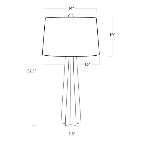 Ambient Contemporary Drum Table Lamp