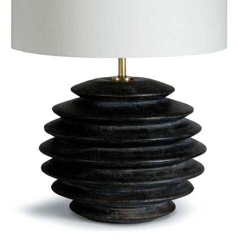 Accordion Accent Fluted Column Table Lamp Modern